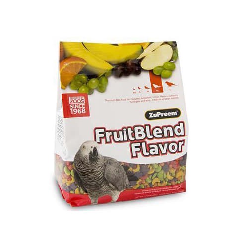 slide 1 of 1, ZuPreem AvianMaintenance FruitBlend Premium Bird Diet for Medium & Large Birds, 3.5 lb