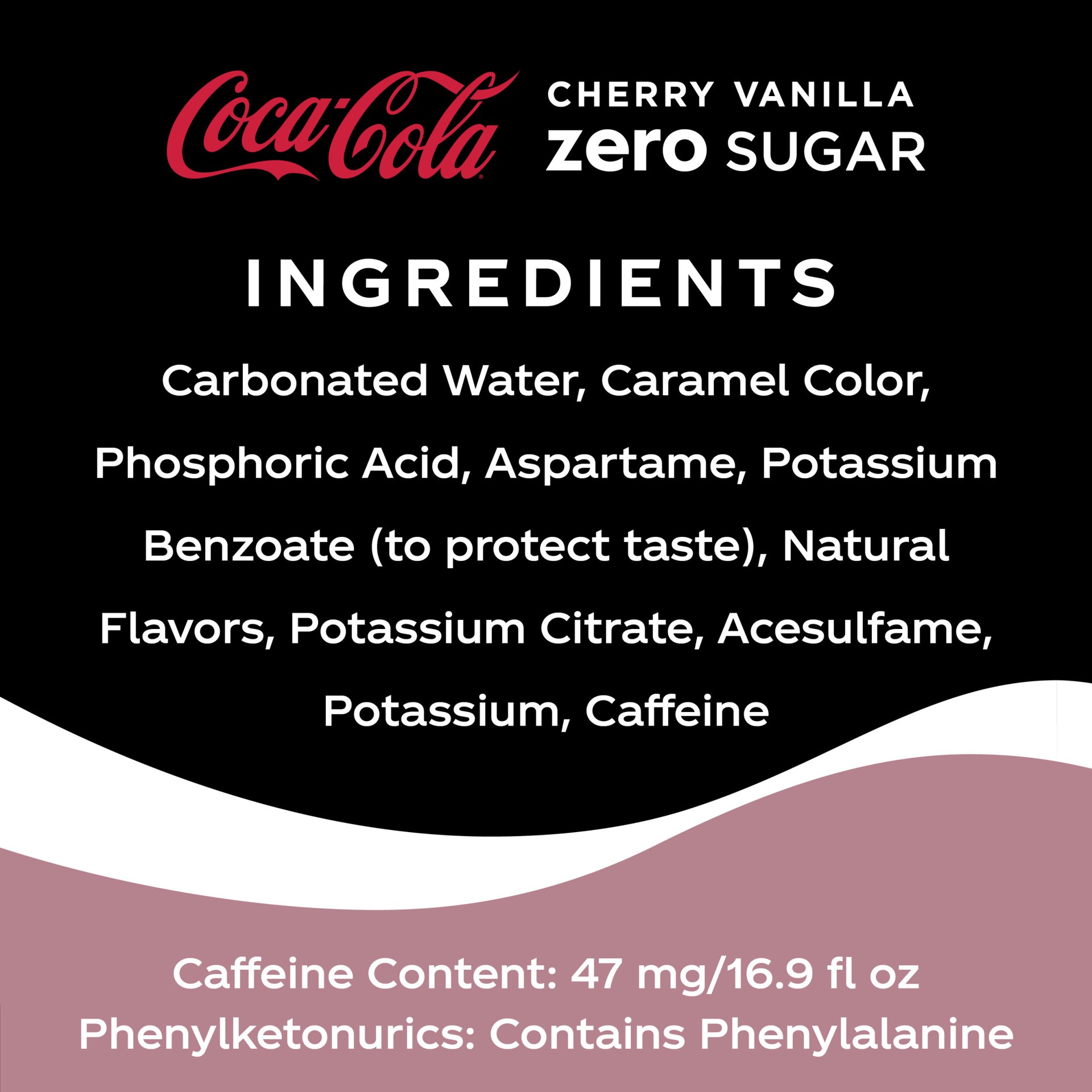 slide 2 of 7, Coca-Cola Cherry Vanilla Zero Sugar Bottles, 16.9 fl oz, 6 Pack, 6 ct