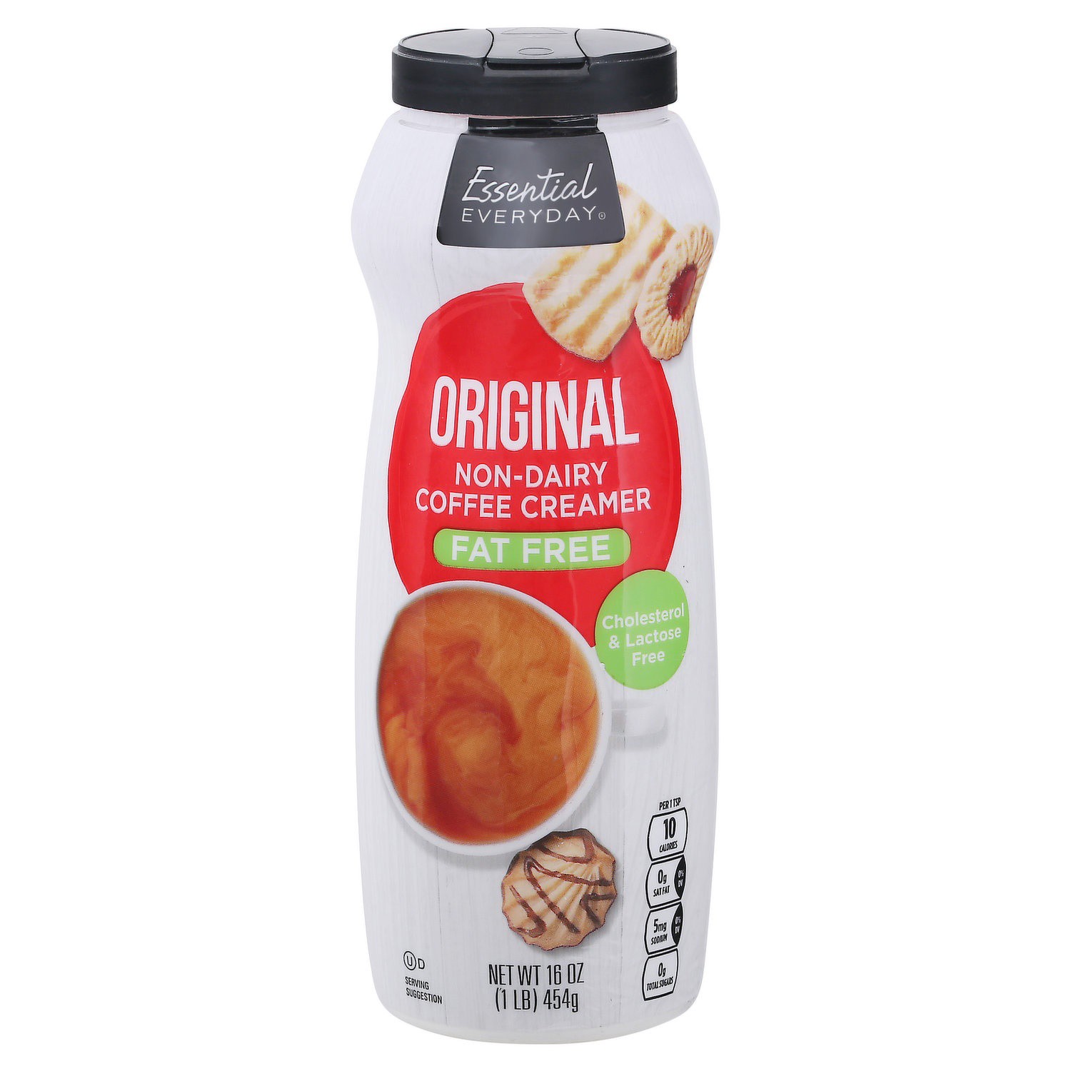 slide 1 of 1, Essential Everyday Fat Free Creamer - 16 oz, 16 oz