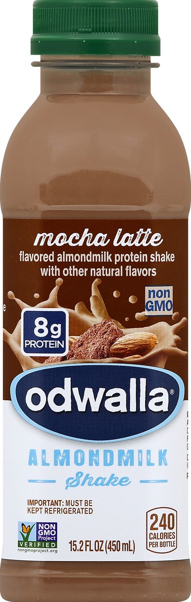 slide 4 of 4, Odwalla Mocha Latte Almondmilk Shake, 15.2 fl oz