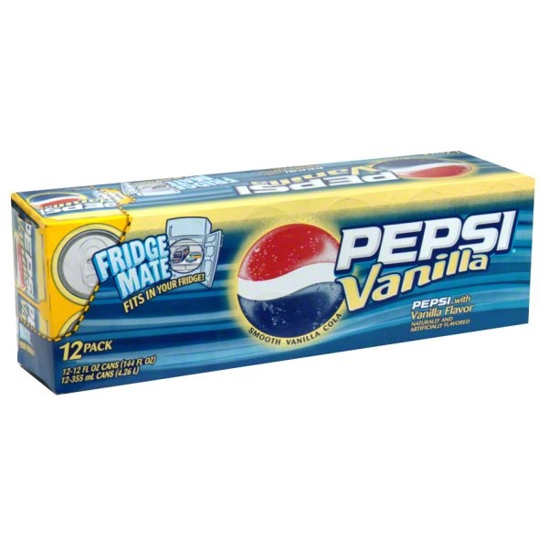 slide 1 of 1, Pepsi Cola, Vanilla, Fridge Mate - 12 oz, 12 oz