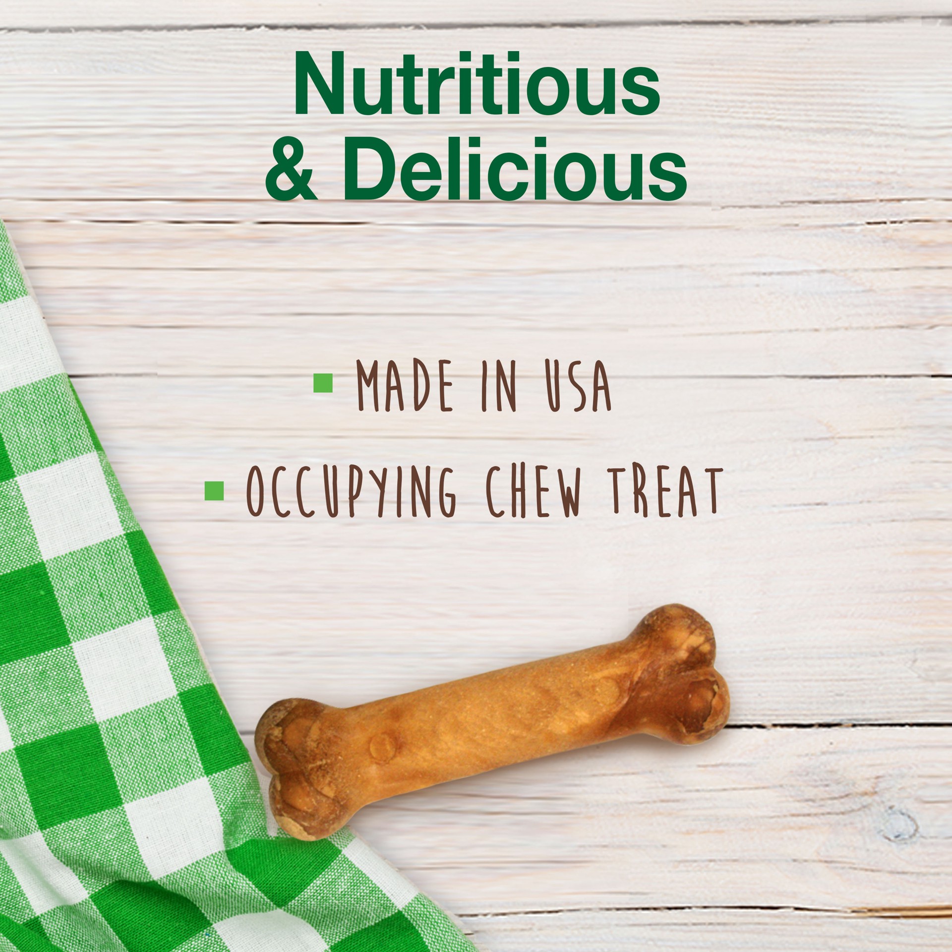 slide 7 of 10, Nylabone Healthy Edibles Puppy Turkey & Sweet Potato Dog Chew Treats X-Small/Petite - Up to 15 lbs.(4 Count), 4 ct