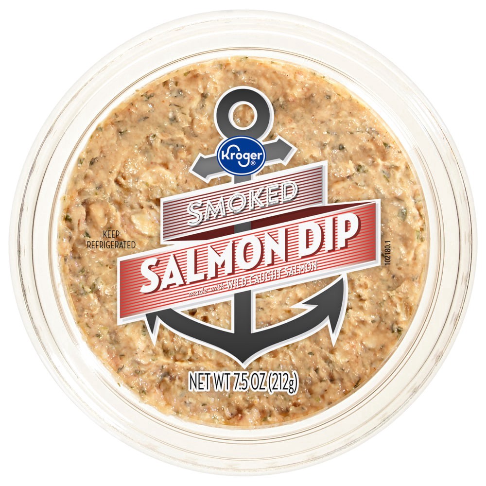 slide 2 of 3, Kroger Smoked Salmon Dip, 7.5 oz