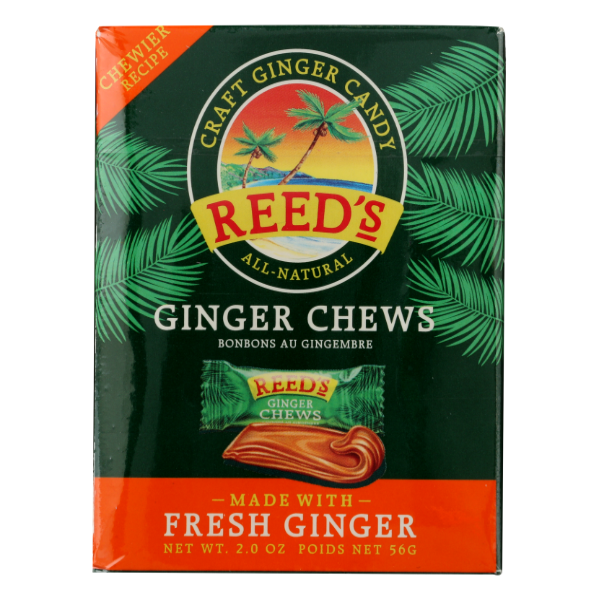 slide 1 of 1, Reed's Ginger Candy Chews, 1 ct