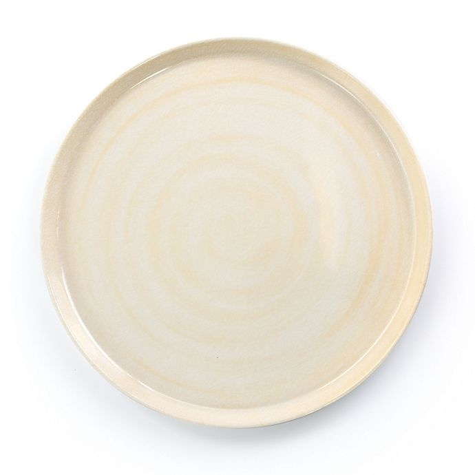 slide 3 of 12, Elama Crafted Clay Melamine Dinnerware Set - Cream, 12 ct