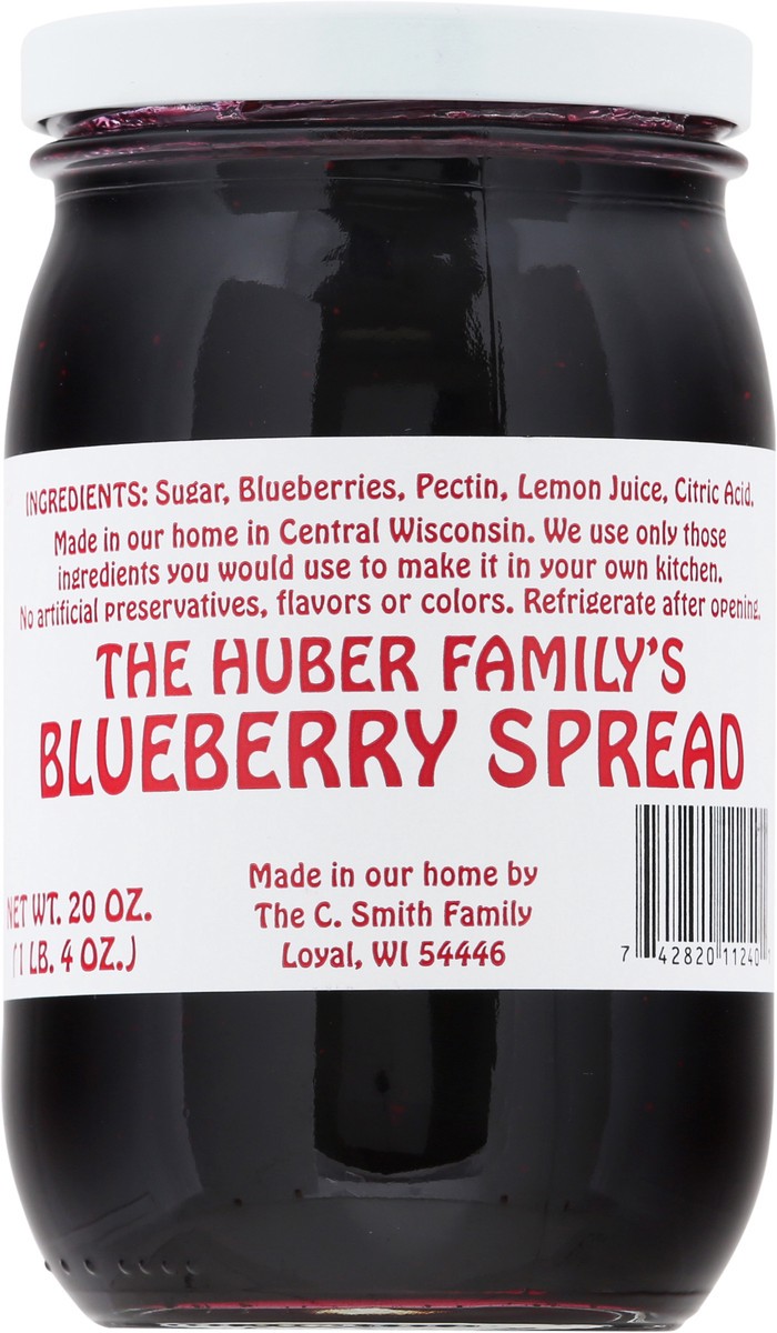 slide 9 of 9, The Huber Family's Huber Blueberry Fruit Spread, 20 oz