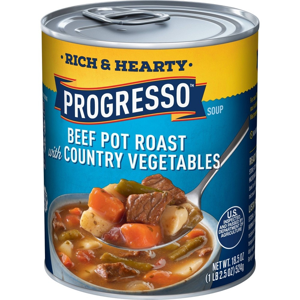 Progresso Rich And Hearty Beef Pot Roast With Country Vegetables Soup 185 Oz Shipt 5938