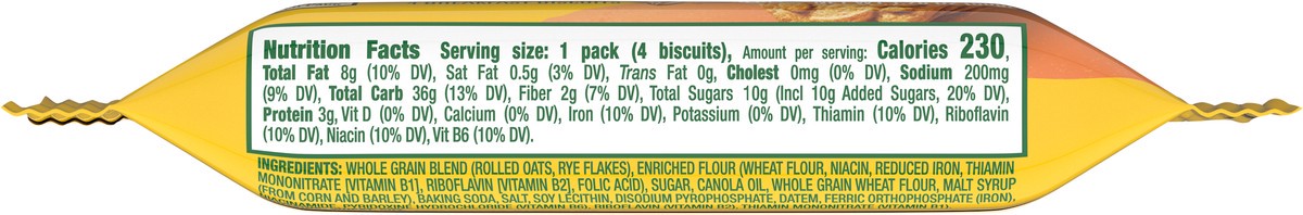 slide 4 of 9, belVita Golden Oat Breakfast Biscuits, 1 Pack (4 Biscuits Per Pack), 0.11 lb