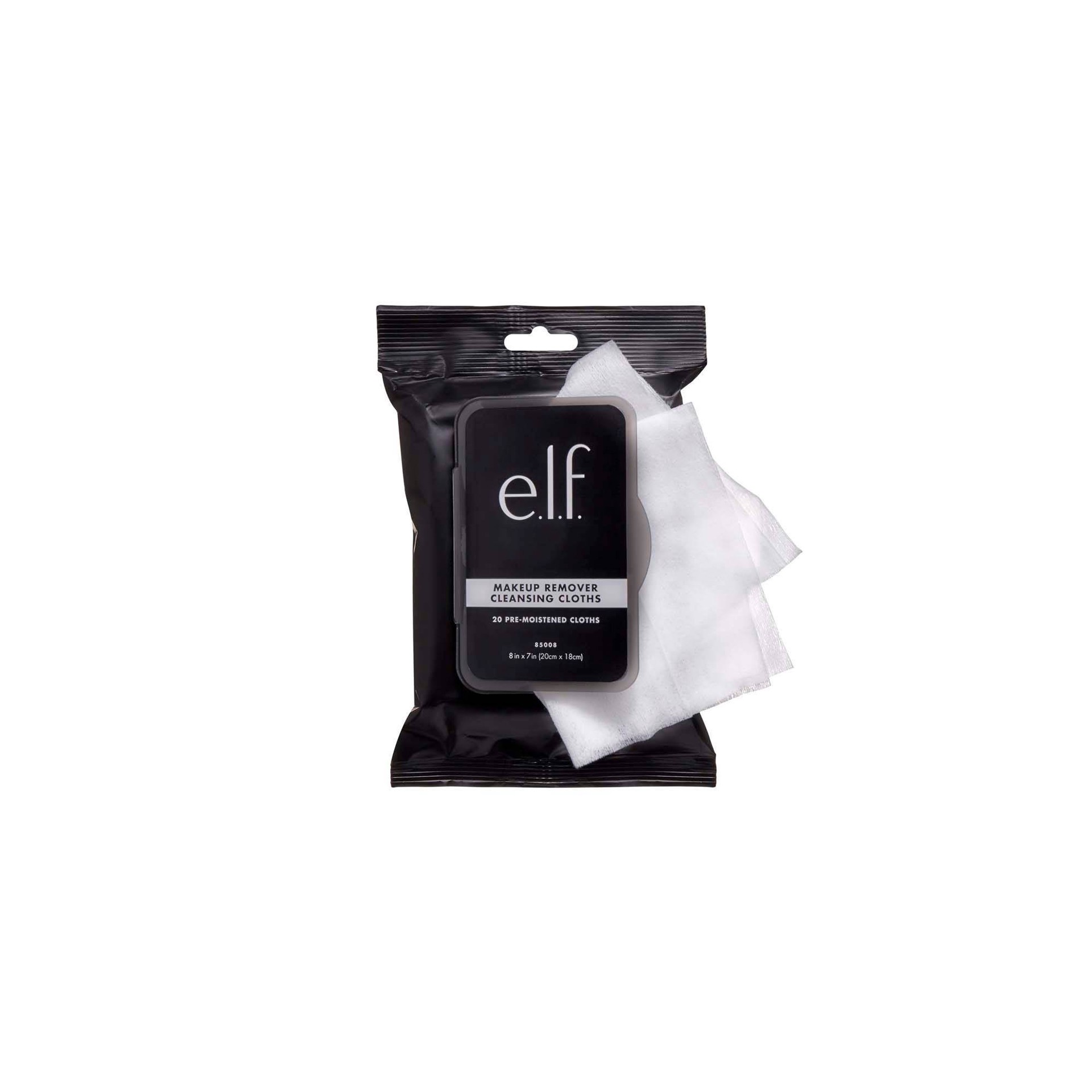 slide 1 of 3, e.l.f. Makeup Remover Cleansing Cloths, 20 ct