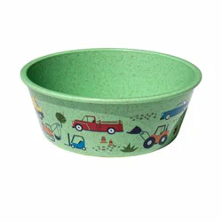 TAR HONG Wheat Poly Pro Round Bowl Green Cars, 1 ct