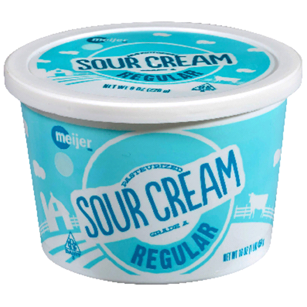 slide 1 of 2, Meijer Sour Cream, 16 oz