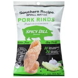 Southern Recipe Small Batch Spicy Dill Flavored Pork Rinds 4 oz