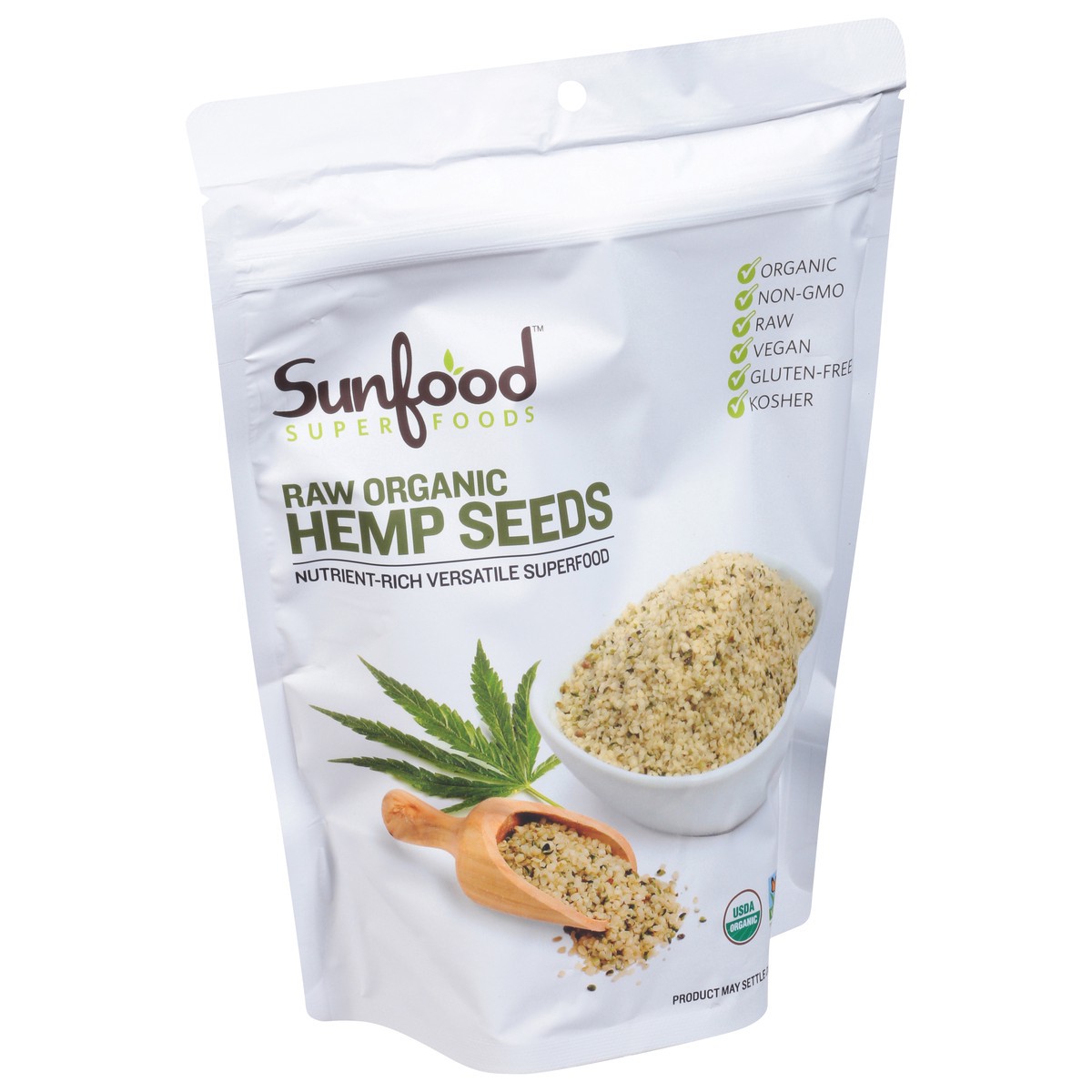 slide 12 of 13, SunFood Superfoods Organic Raw Hemp Seeds 1 lb, 1 lb