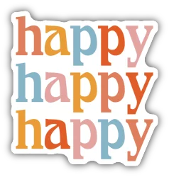 Stickers Northwest Happy Happy Happy Vinyl Sticker