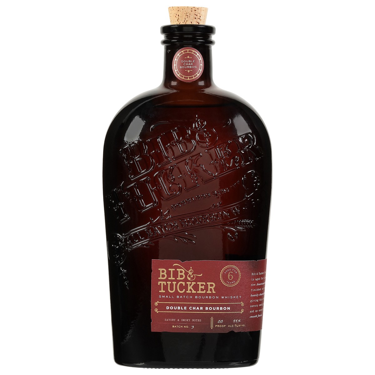 slide 1 of 4, Bib & Tucker Double Char Bourbon Whiskey 750 ml, 750 ml