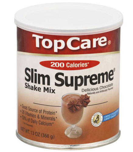 TopCare Slim Supreme, Chocolate Shake Mix 13 oz