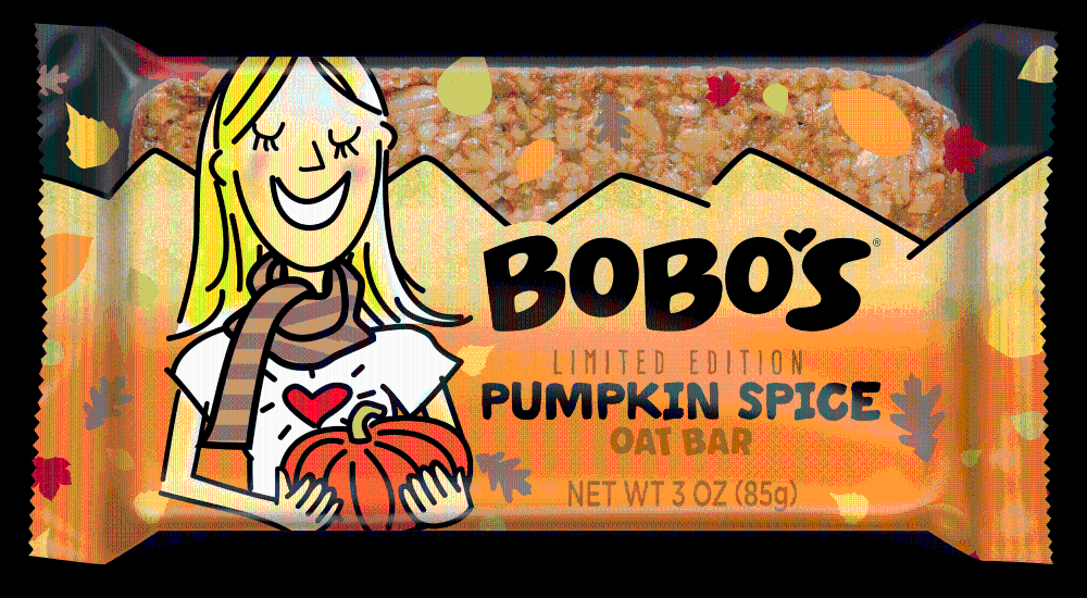 slide 1 of 4, Bobo's Limited Edition Pumpkin Spice Bar, 3 oz