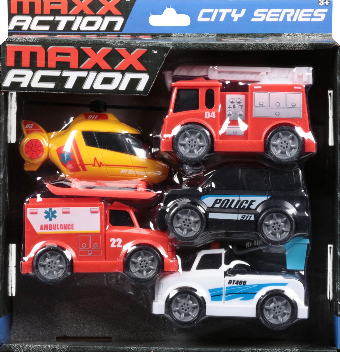 slide 6 of 9, Maxx Action Micro City Vehicle Assortment, 5 ct