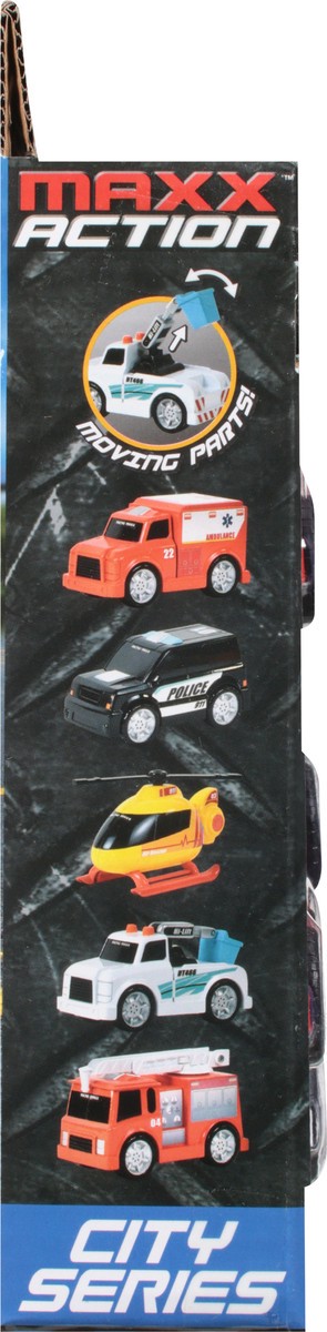 slide 7 of 9, Maxx Action Micro City Vehicle Assortment, 5 ct