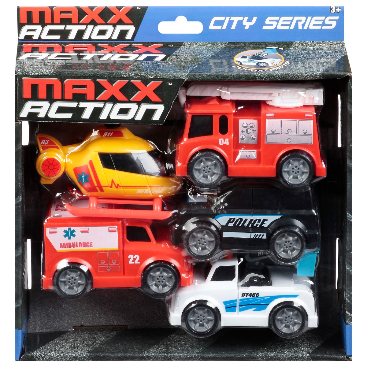 slide 1 of 9, Maxx Action Micro City Vehicle Assortment, 5 ct