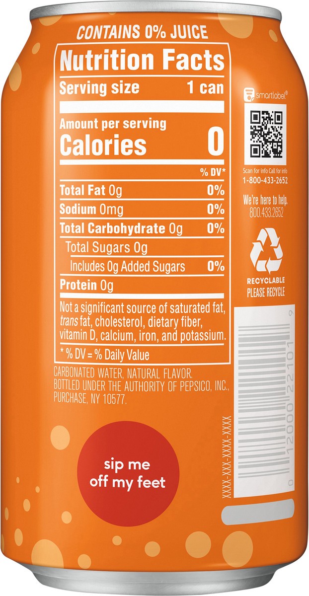 slide 3 of 6, bubly Sparkling Water, Orange Cream, 12 fl oz