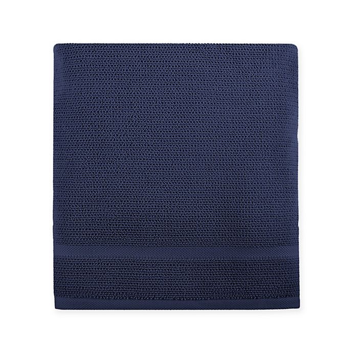 slide 1 of 1, Haven Rustico Bath Towel - Navy, 1 ct