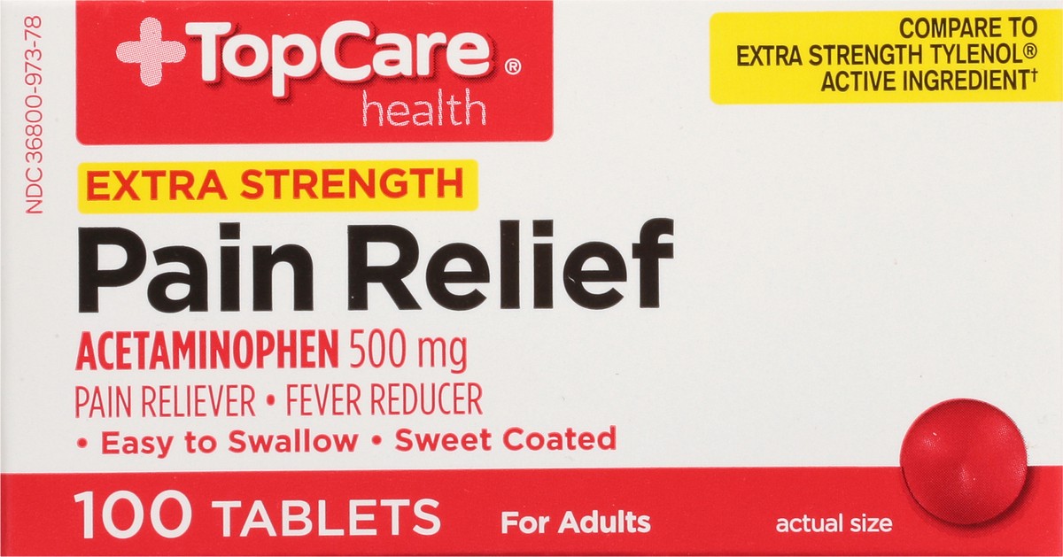 slide 3 of 16, Topcare Pain Relief Non Asprn, 100 ct