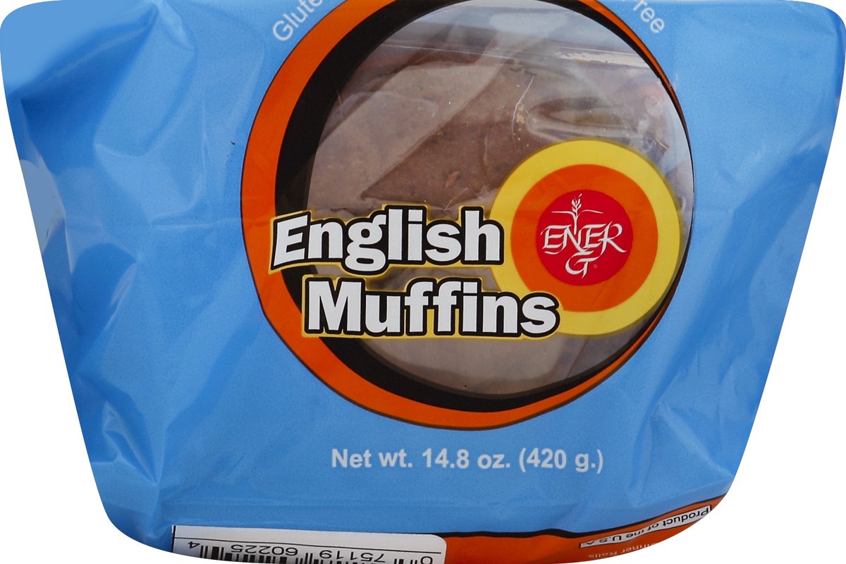 slide 3 of 5, Ener-G Foods Gluten Free Wheat Free English Muffins, 14.8 oz