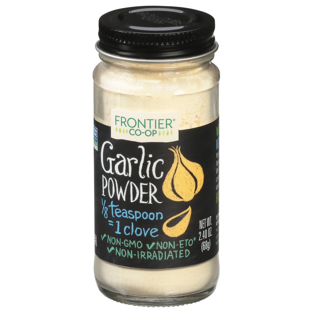 slide 2 of 9, Frontier Co-Op Garlic Powder 2.40 oz, 2.4 oz