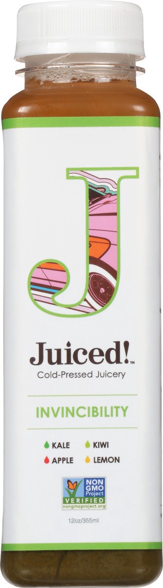 slide 2 of 13, Juiced! Invincibility Juiced Kale Apple Kiwi Lemon - 12 oz, 