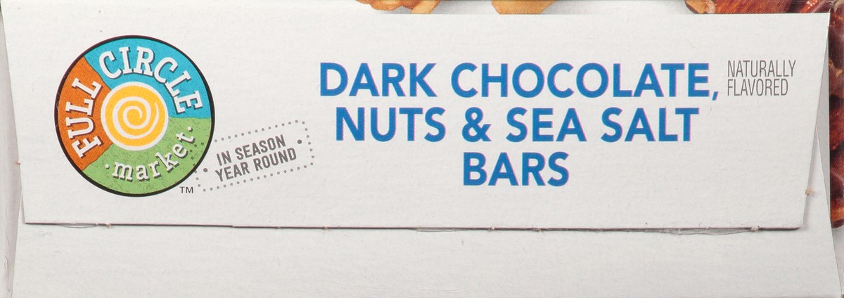 slide 8 of 15, Full Circle Market Dark Chocolate Nuts & Sea Salt Bars 4 ea, 4 ct