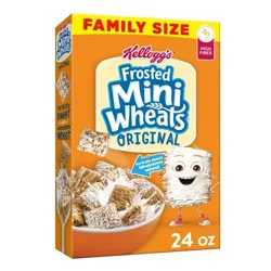Frosted Mini-Wheats Kellogg's Frosted Mini-Wheats Breakfast Cereal Original, Kids Cereal, 24 oz
