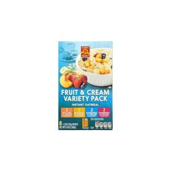 Sunny Select Instant Oatmeal Fruit and Cream Variety Pack