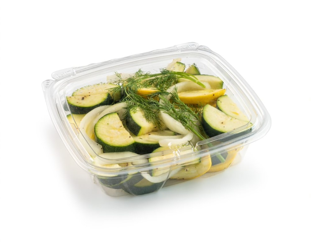 slide 1 of 1, Del Monte Fresh Seasoned Squash Onion And Dill - 10.5 oz, 10.5 oz