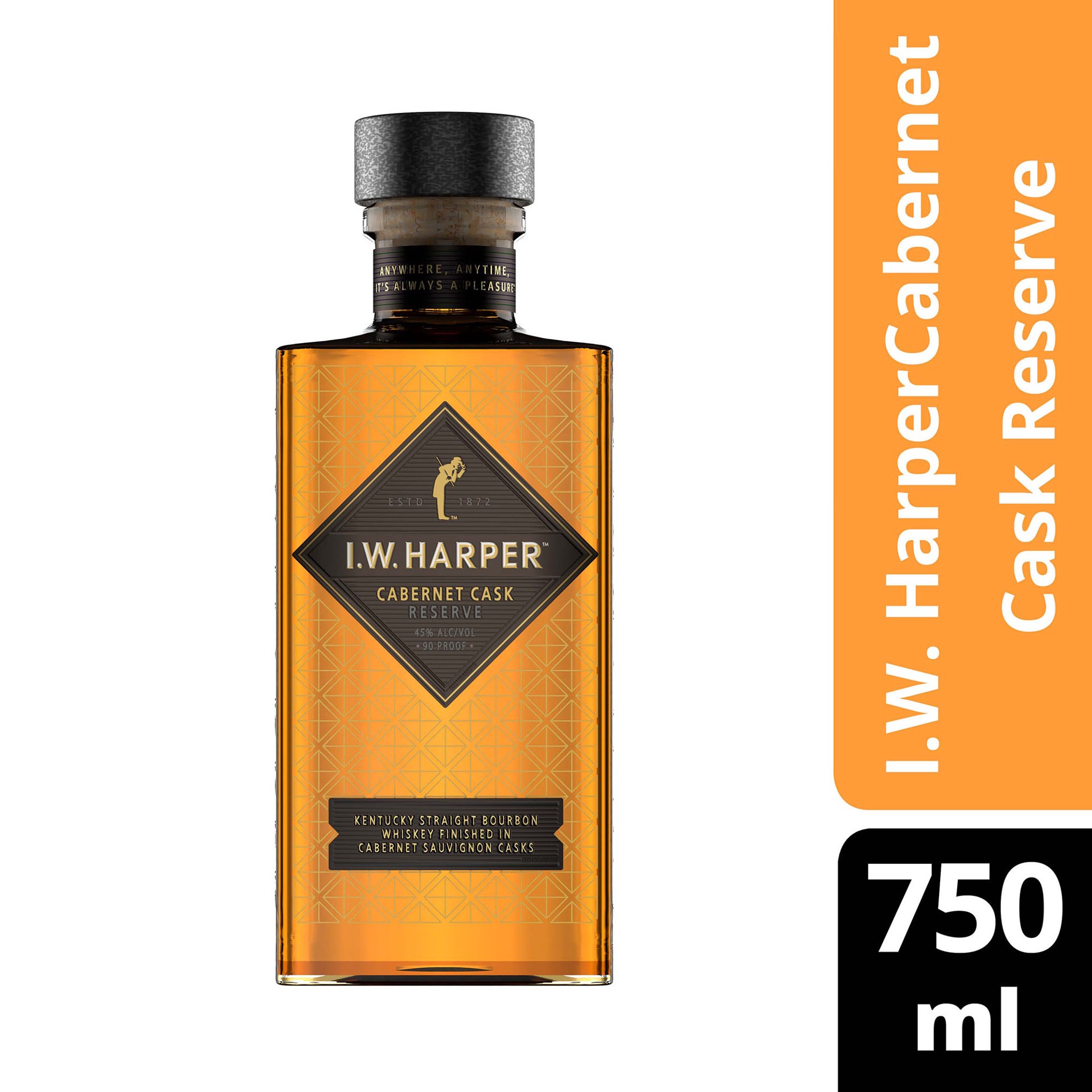 slide 8 of 8, I.W. Harper Cabernet Cask Reserve, 750 mL, 750 ml