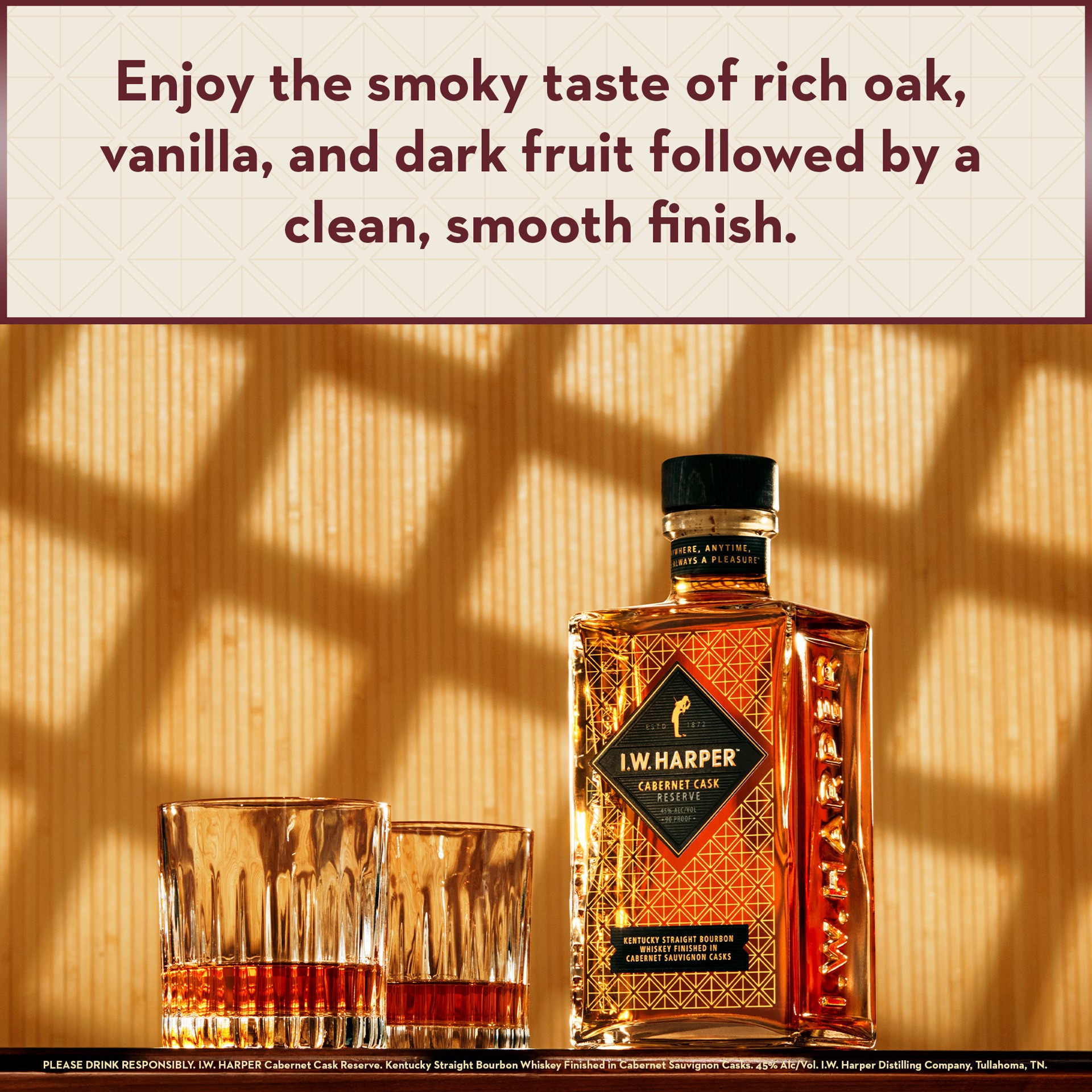 slide 5 of 8, I.W. Harper Cabernet Cask Reserve, 750 mL, 750 ml