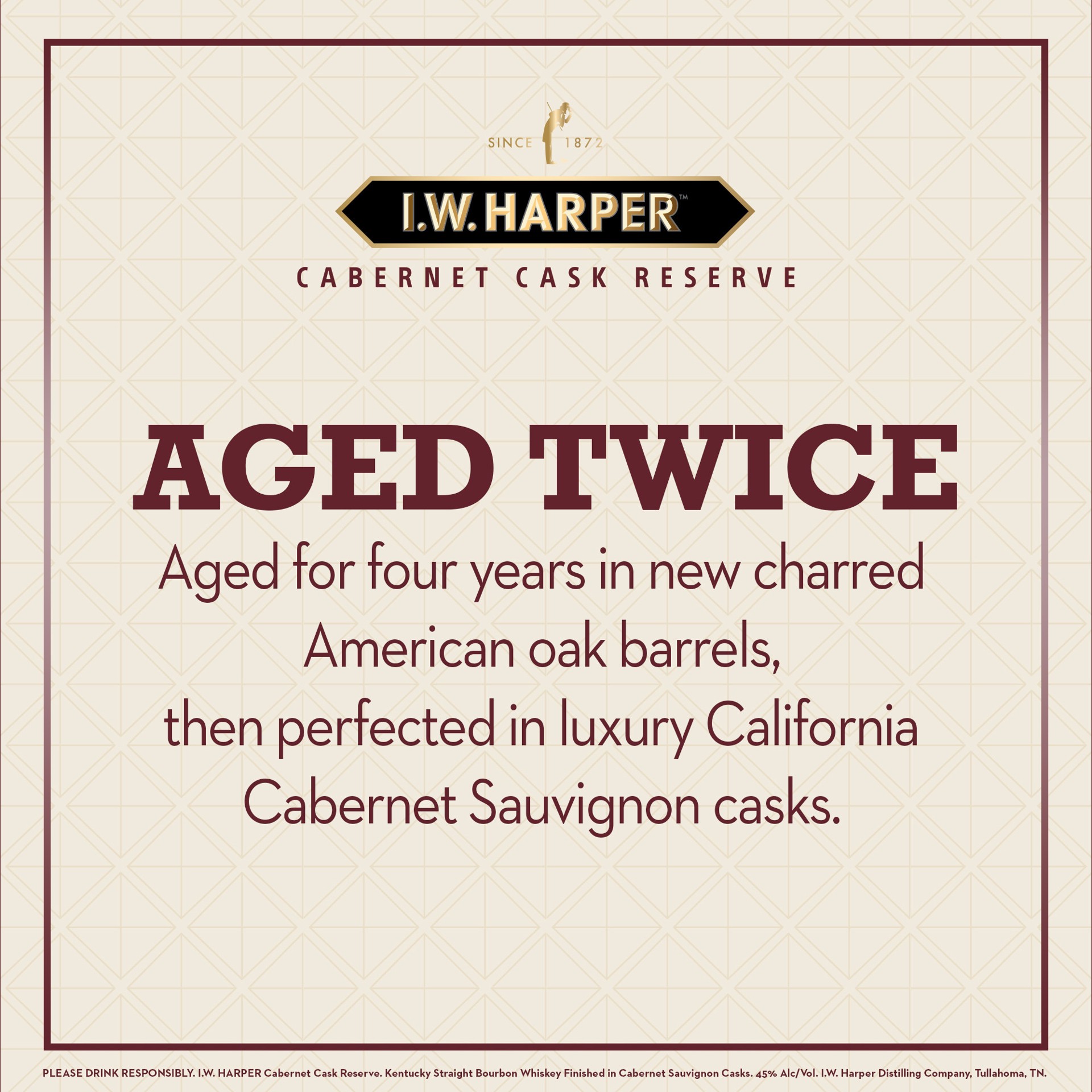 slide 6 of 8, I.W. Harper Cabernet Cask Reserve, 750 mL, 750 ml