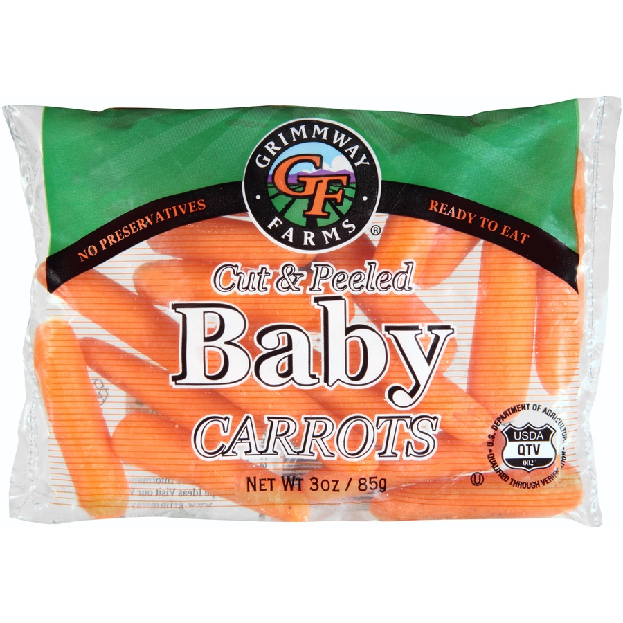 slide 1 of 6, Grimmway Farms Snack Pack Baby Carrots, 3 oz