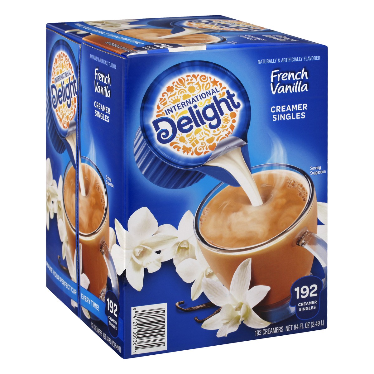 slide 4 of 9, International Delight Coffee Creamer Singles, French Vanilla- 192 pk, 192 pk