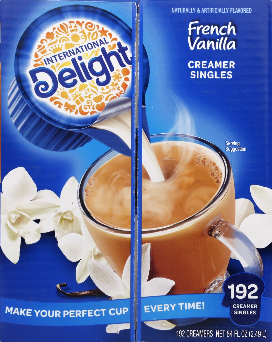 slide 6 of 9, International Delight Coffee Creamer Singles, French Vanilla- 192 pk, 192 pk