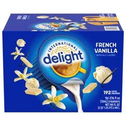 International Delight French Vanilla Coffee Creamer Singles, 192 Count
