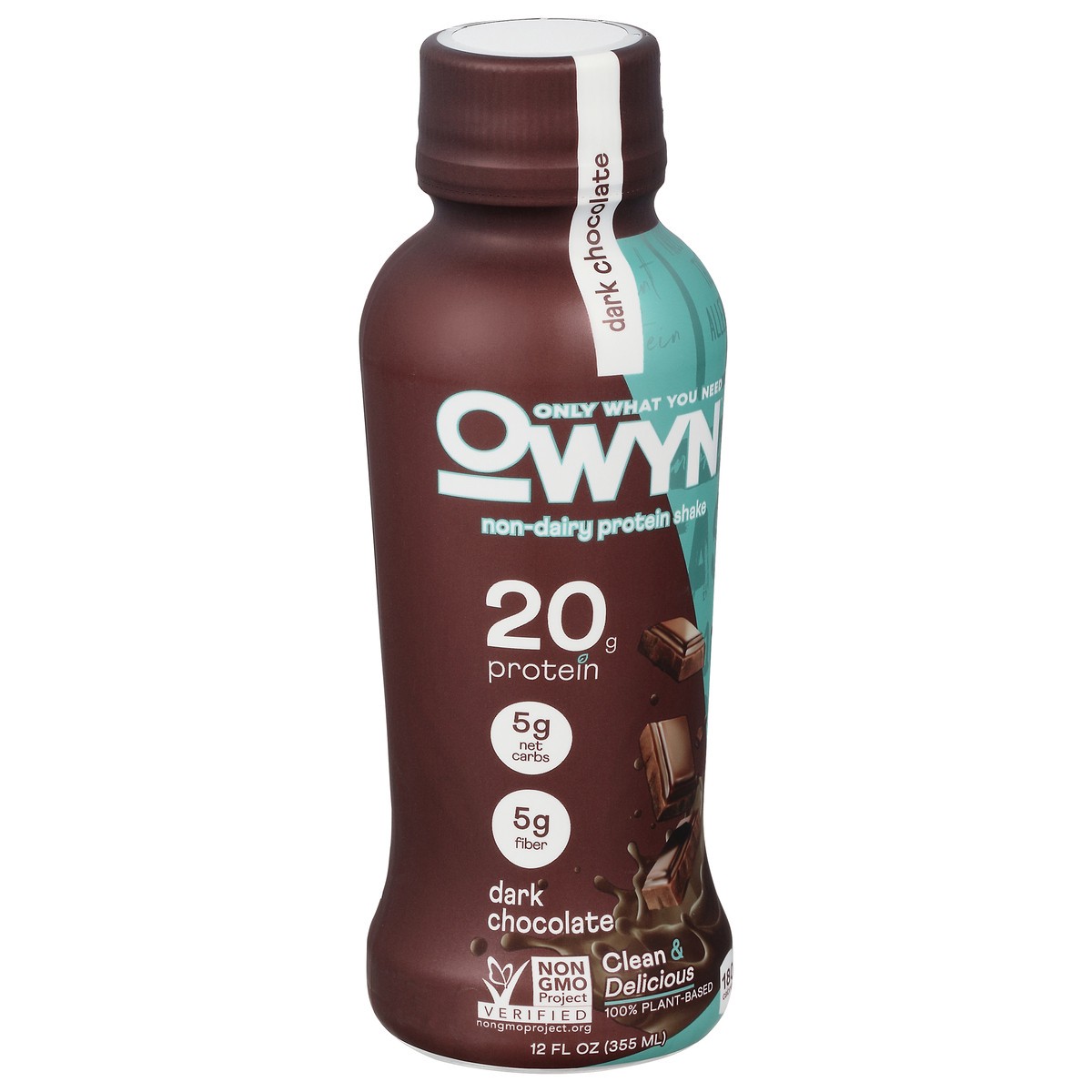 slide 5 of 9, OWYN Dark Chocolate Plant-based Protein Drink, 12 fl oz