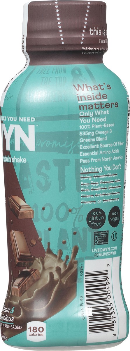slide 6 of 9, OWYN Dark Chocolate Plant-based Protein Drink, 12 fl oz