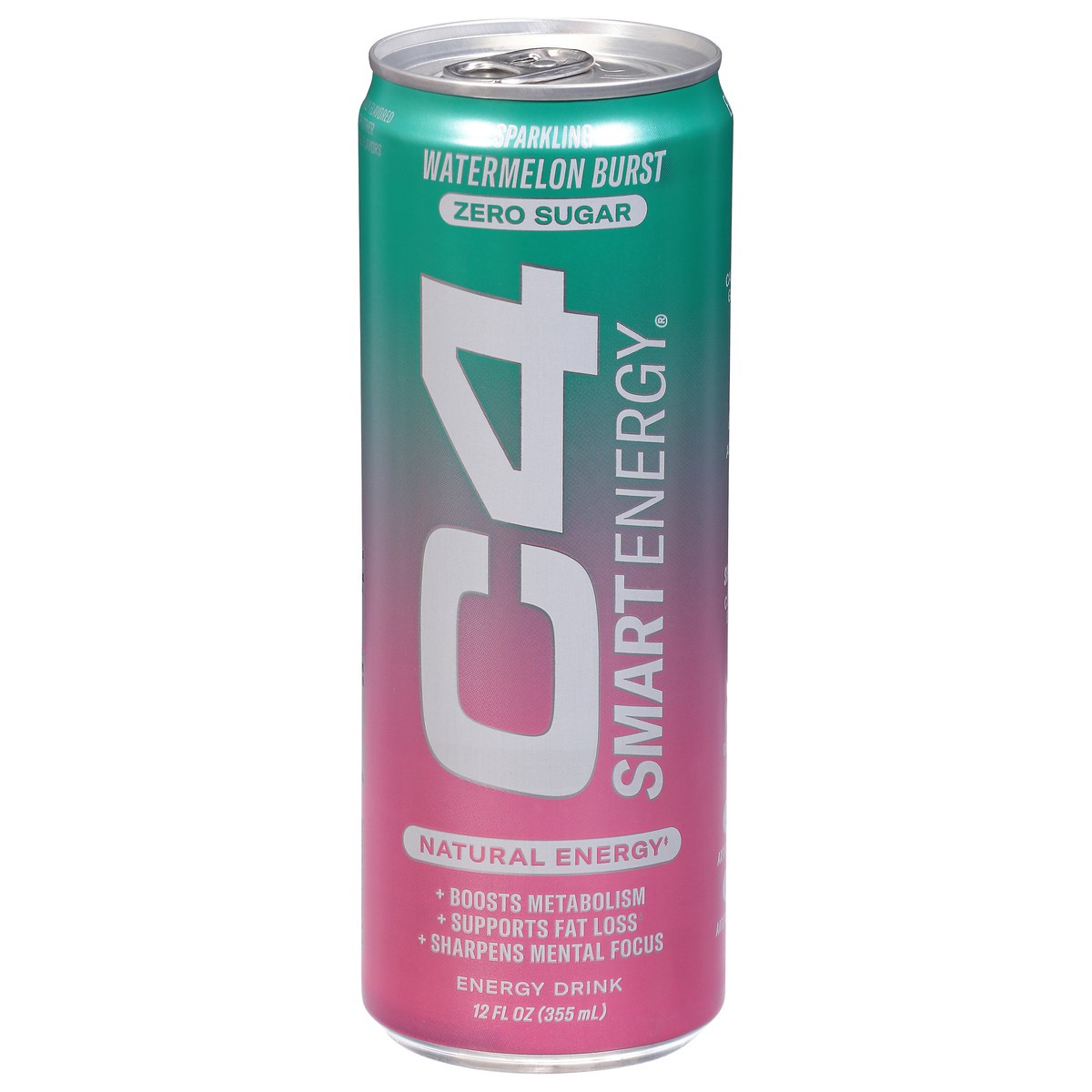 slide 1 of 9, C4 Sport Smart Energy Zero Sugar Sparkling Watermelon Burst Energy Drink 12 fl oz, 12 fl oz