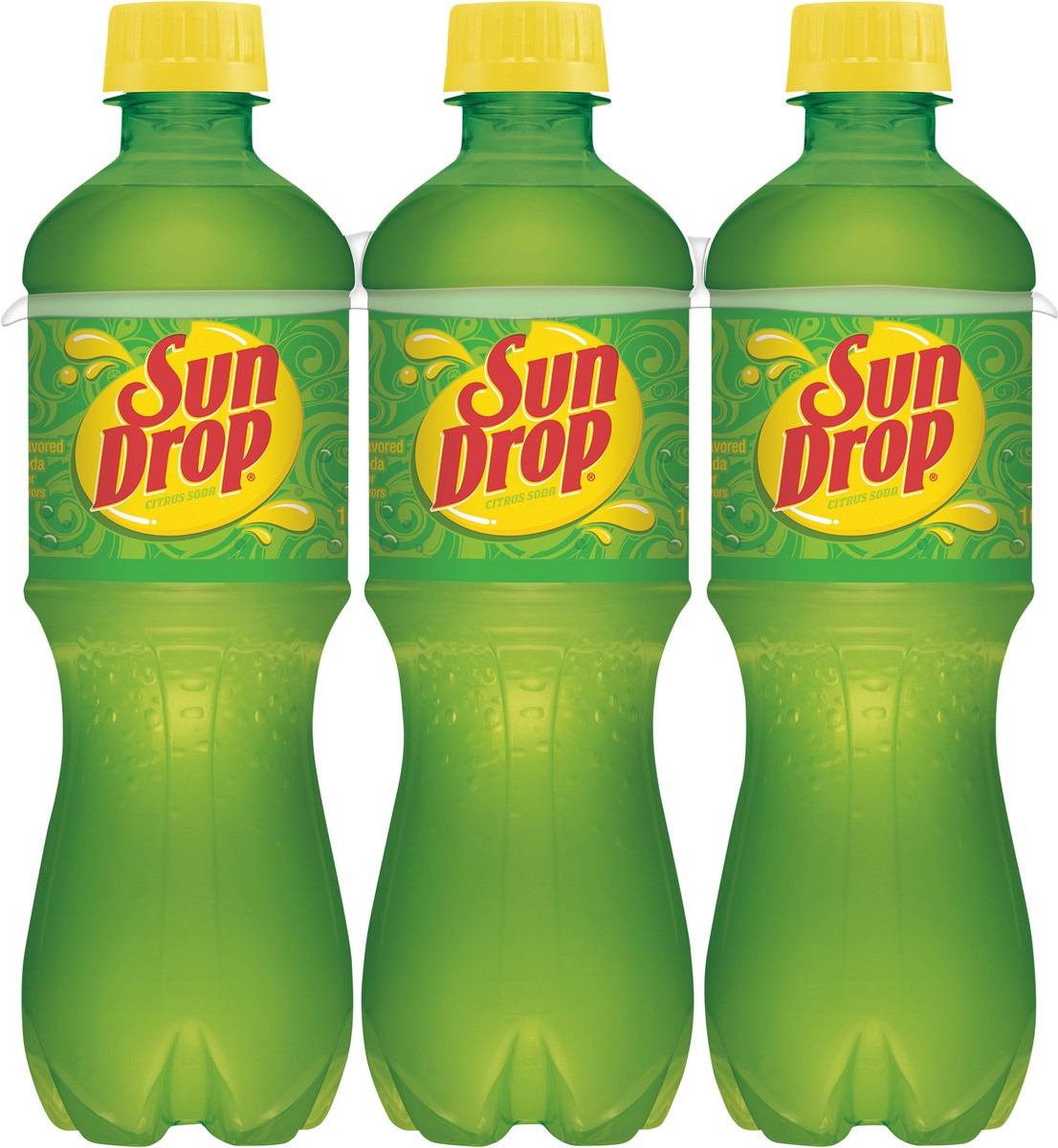 slide 1 of 7, Sun Drop Citrus Soda, .5 L bottles, 6 pack, 6 ct