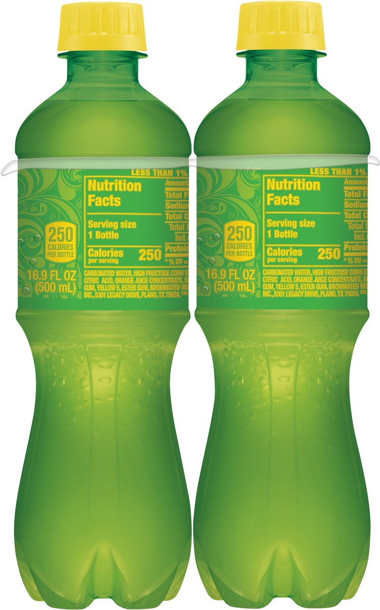 slide 2 of 7, Sun Drop Citrus Soda, .5 L bottles, 6 pack, 6 ct