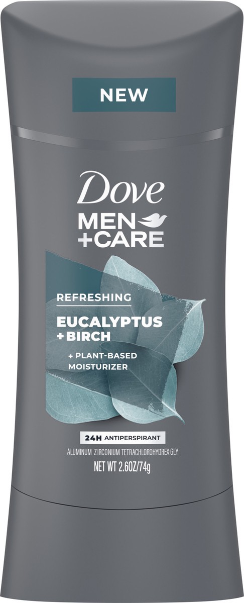 slide 3 of 3, Dove Men+Care Antiperspirant Stick Eucalyptus + Birch, 2.6 oz, 2.6 oz