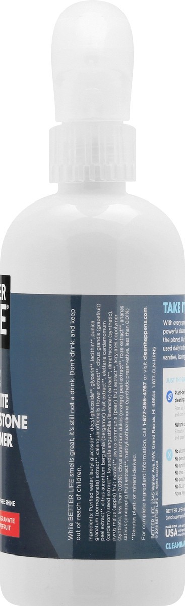 slide 2 of 12, Better Life Pomegranate Grapefruit Granite and Stone Cleaner 16 oz, 16 oz