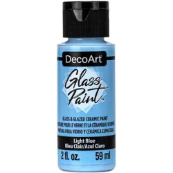Deco Art Stained Glass Paint, Light Blue, 2 oz