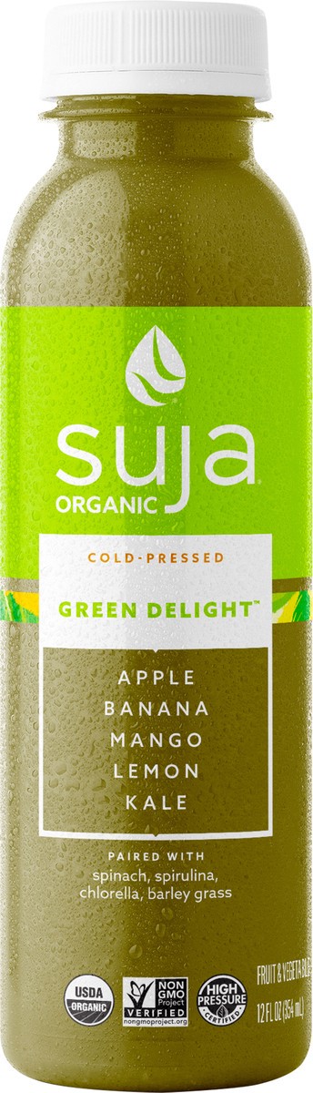 slide 3 of 9, Suja Organic Green Delight Cold-Pressed Juice Smoothie - 12 fl oz, 12 fl oz